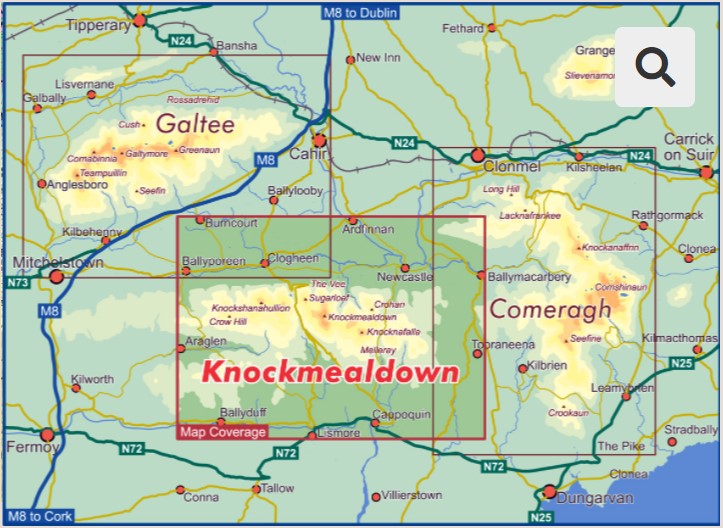 East West Mapping Knockmealdown Mountain Sample