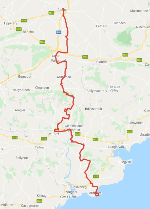St. Declan's Way Map